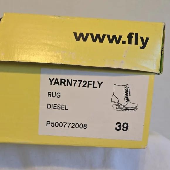 Fly London Black Lace Up Boots - Picture 15 of 16